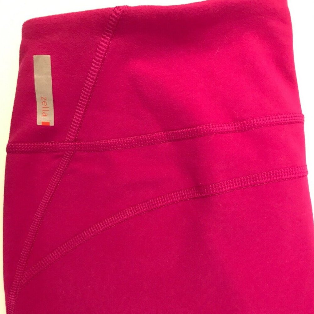 Zella Pink Crop Leggings Medium